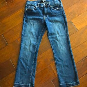 Banana Republic 27/4 Frayed Bottom Jeans